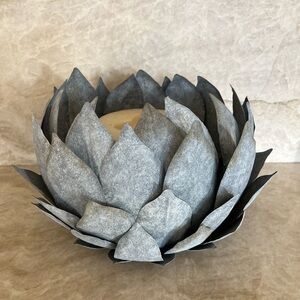 Succulent sculpture / candle holder by Bliss Studio